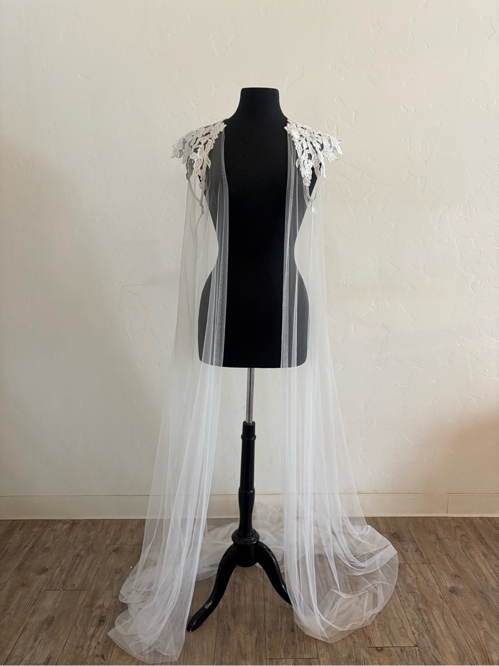 Ashley Graham x Pronovias Lace Wedding Cape